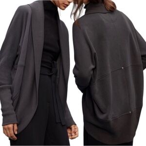 Wilfred Black Studded Open Front Jacket